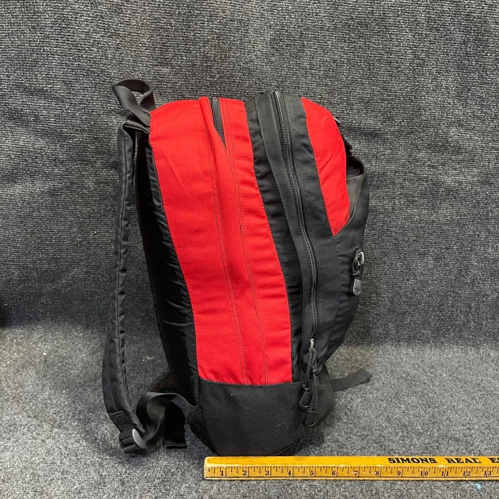 The North Face Tenaya Backpack Red/Black Vintage Bag Y2K Hiking‎ Daypack
